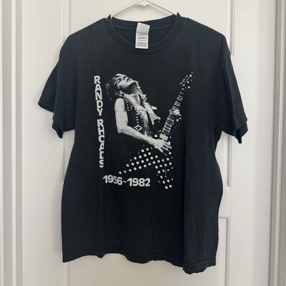 Delta Other - Randy Rhoads Shirt Ozzy Osbourne Tribute Blizzard of Ozz Black
